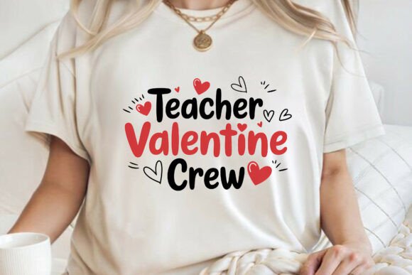 Download Teacher Valentine Crew Love Day Tee PNG - Valentine Collection