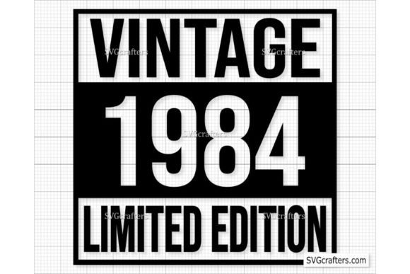 Download Vintage 1984 Svg Png, 38th Birthday Svg - 1984 Collection