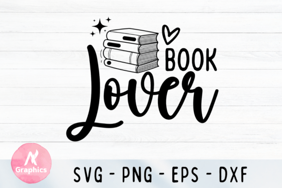 Download Book Lover a Design with the Text SVG - Text svg Collection