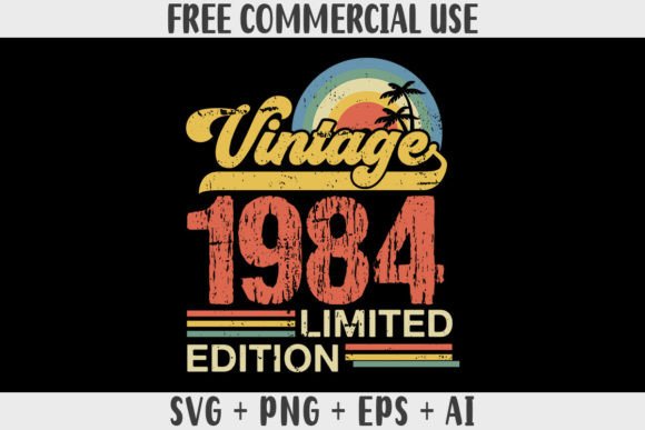 Download Retro Vintage 1984 Limited Edition - 1984 Collection