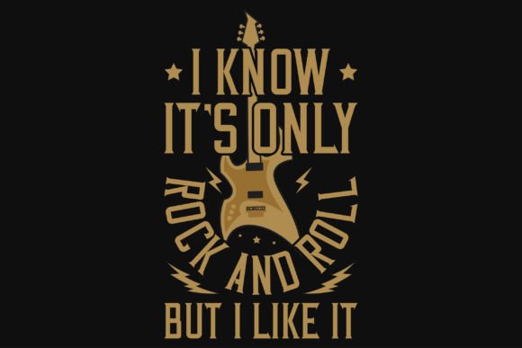 Download Rock Music Vintage Tshirt Design - Premium Resources