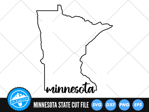 Download Minnesota Outline with Text SVG | USA - Text svg Collection