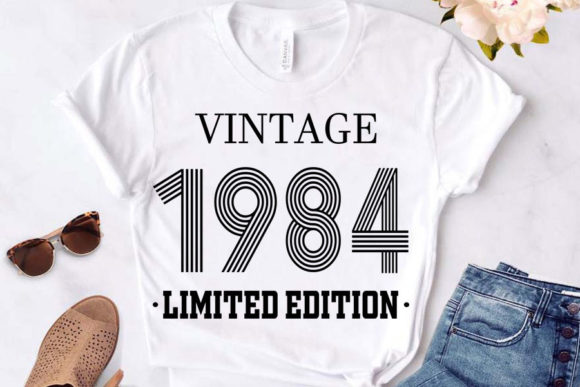 Download Vintage Since 1984 Svg, Birthday Svg, 38 - 1984 Collection