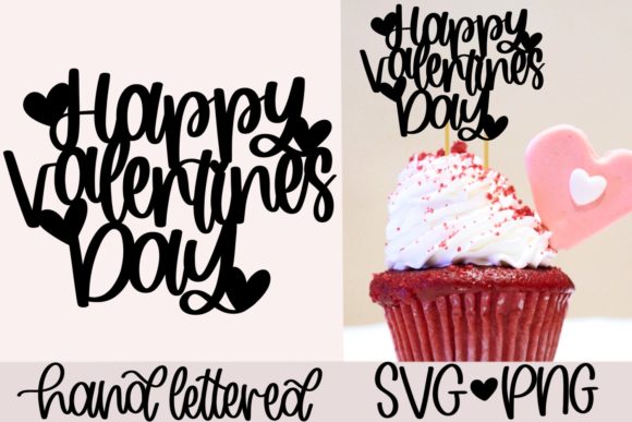 Download Happy Valentine's Day Cake Topper Svg - Cake topper svg Collection