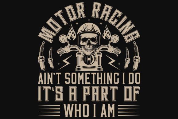 Download Motorcycle Racing Vintage Tshirt Design - Premium Resources